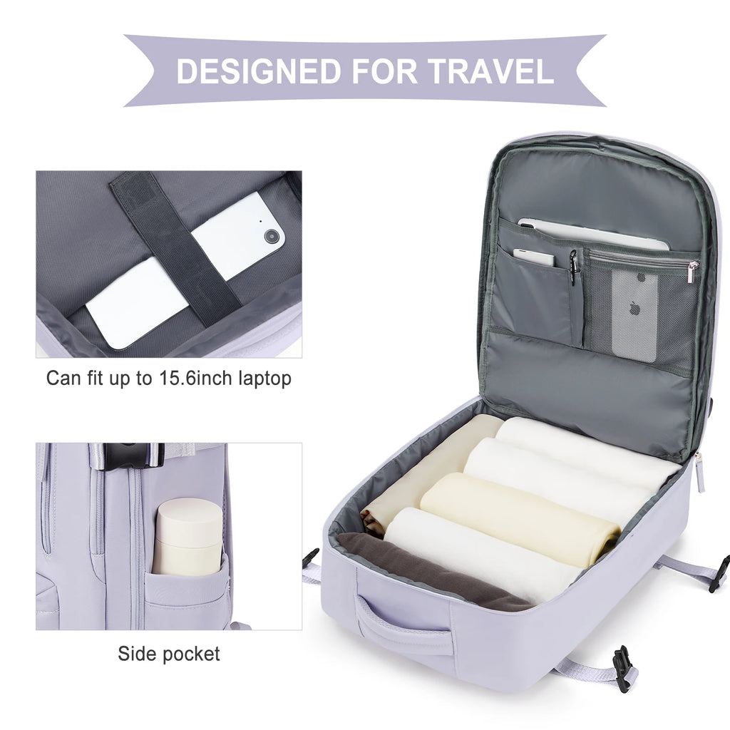 Cabin Travel Backpack Laptop Bag Large Capacity Stylish Carry-Ons 45X36X20 Backpack 40X20X25 Water Resistant Bag