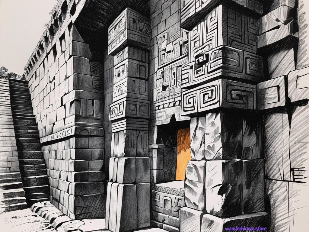 SELF - PRINTABLE : Chichén Itzá Mexico printable art         (11 pieces)