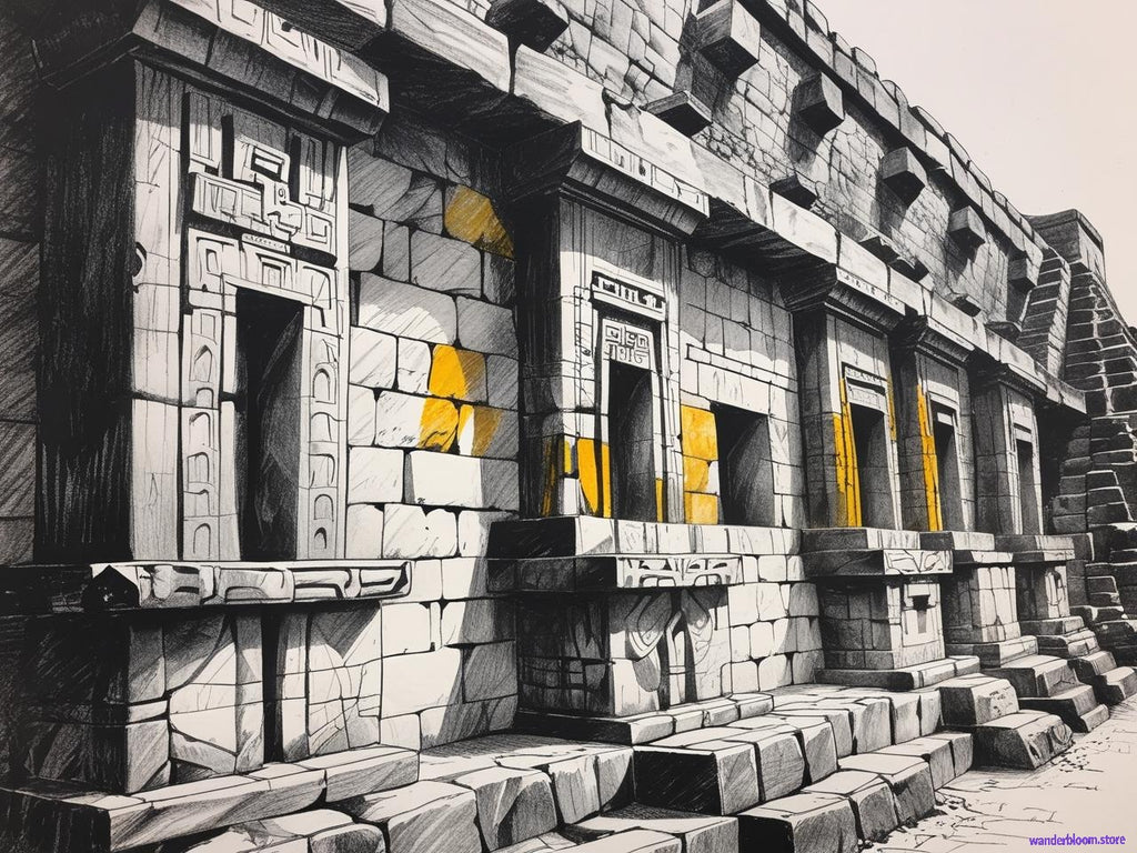 SELF - PRINTABLE : Chichén Itzá Mexico printable art         (11 pieces)