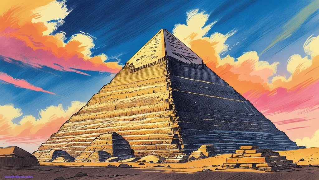 SELF-PRINTABLE : Pyramids of Egypt  (12 pieces)