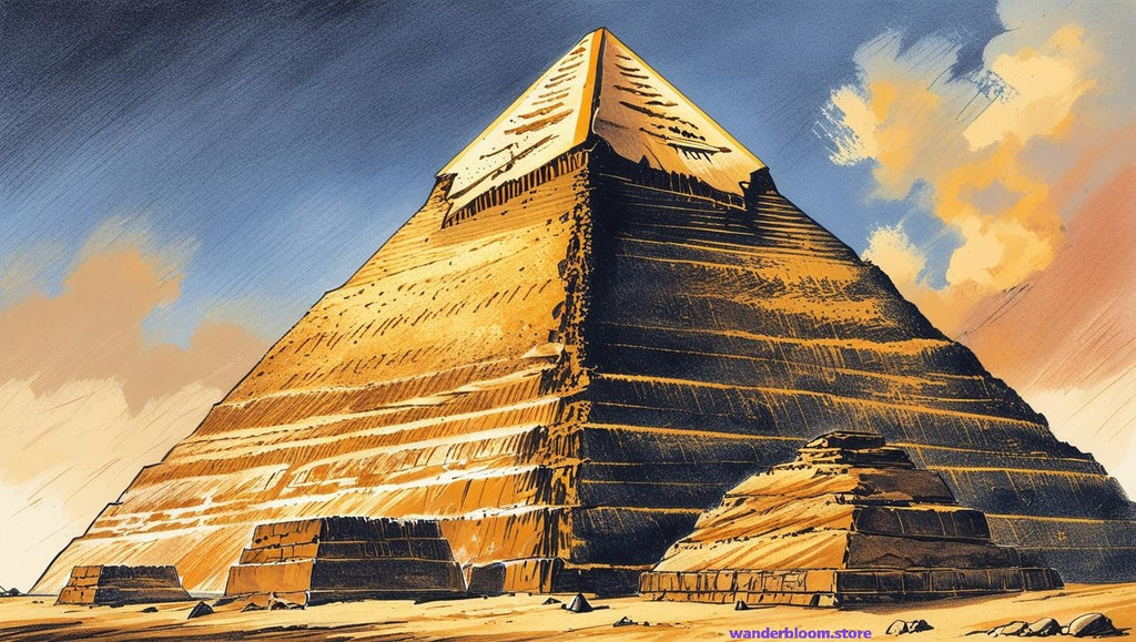 SELF-PRINTABLE : Pyramids of Egypt  (12 pieces)