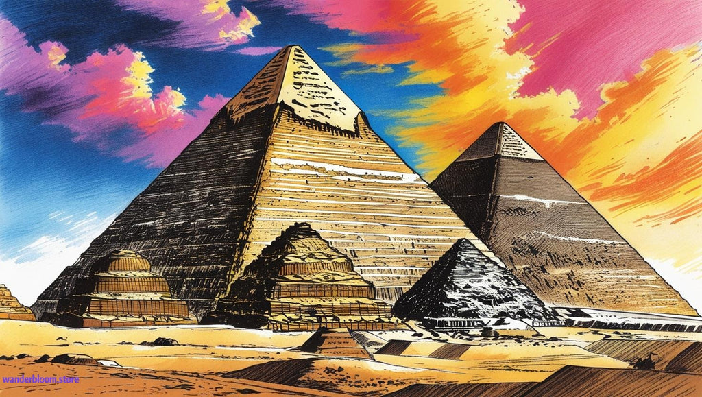 SELF-PRINTABLE : Pyramids of Egypt  (12 pieces)