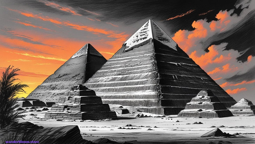 SELF-PRINTABLE : Pyramids of Egypt  (12 pieces)